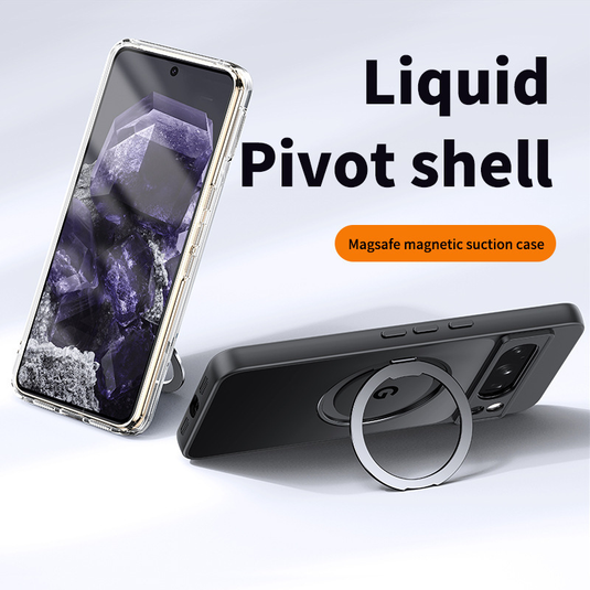 [Magsafe Compatible][Built-in Stand] Google Pixel 10/Pro/XL - Matte Transparent Shockproof Case