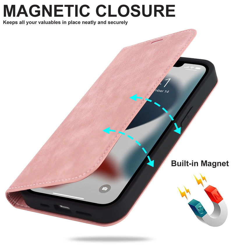 Load image into Gallery viewer, [With Card Slot][Magsafe Compatible] Apple iPhone 11 /Pro/Pro Max Flip Full-cover Protective Genuine Leather Series Case
