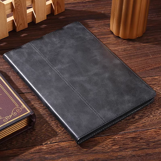 [With Pen Slot] Apple iPad Air 11-inch M2/M3/M4 (2024/2025/2026) - Full Coverage Shockproof Genuine Leather Case - i-Station Mobile Phone & Electronic Device Repair and Accessories