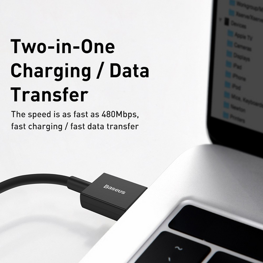 Baseus Superior Series Fast Charging Data Cable USB to iP 2.4A 1.5M