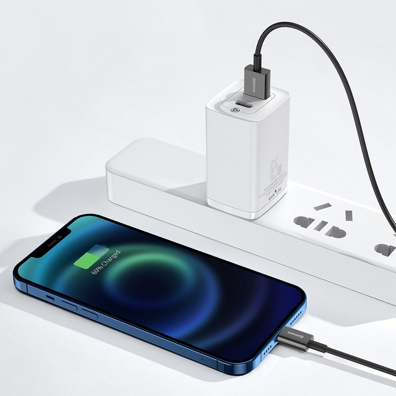 Load image into Gallery viewer, Baseus Superior Series Fast Charging Data Cable USB to iP 2.4A 1M

