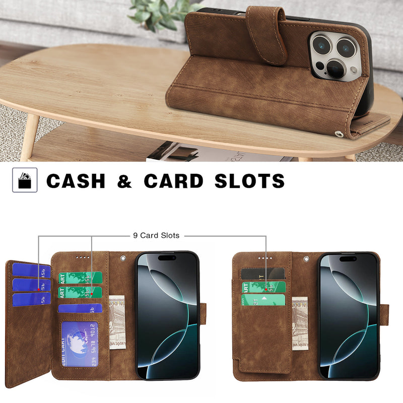 Load image into Gallery viewer, [With Card Slot] Motorola Moto G56 Full-coverage Shockproof Wallet Series Case
