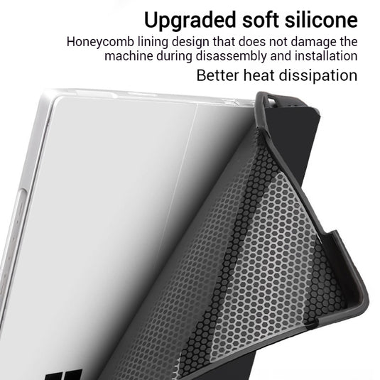 Microsoft Surface Go 1/2/3/4 Laptop Leather Sleeve Case With Power Adapter Pouch - i-Station Mobile Phone & Electronic Device Repair and Accessories