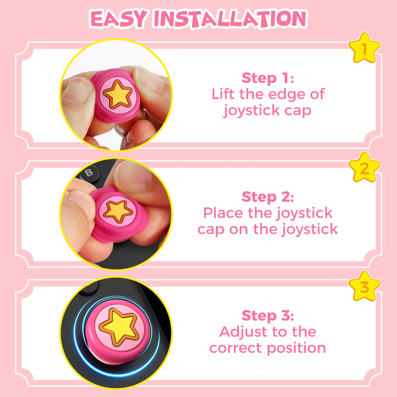 Load image into Gallery viewer, Nintendo Switch 2 (2025) - IINE Cute Cartoon Silicone Joy-con Thumb Grips (One Set)
