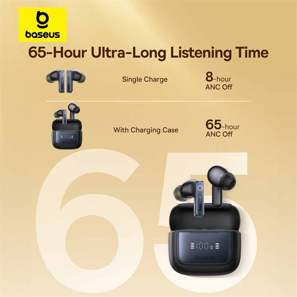 Baseus Bowie 35 True Wireless Earphones-Cosmic Black (A00073800123-00) - i-Station Mobile Phone & Electronic Device Repair and Accessories