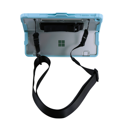 Microsoft Surface Pro 12 (2025) - Transparent Rugged Hard Shell Cover Case With Hand & Shoulder Strap - i-Station Mobile Phone & Electronic Device Repair and Accessories