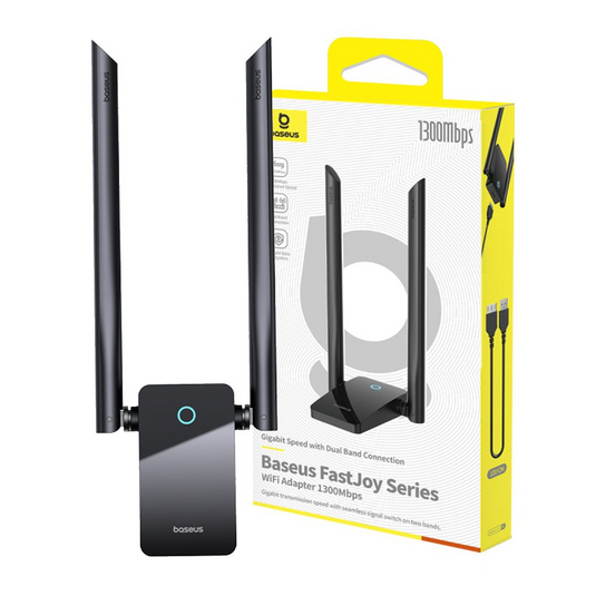 Baseus FastJoy Series WiFi Adapter 1300Mbps - Cluster Black