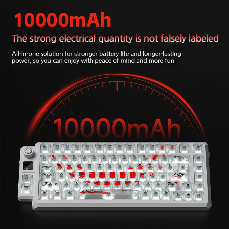 Load image into Gallery viewer, LANGTU T75 Tri-Mode Wireless Frosted Mechanical Gaming Keyboard &amp; Bluetooth/2.4GHz/USB-C
