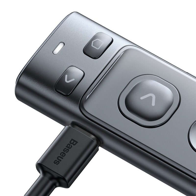 Load image into Gallery viewer, Baseus Orange Dot Wireless Presenter (Red Laser) (Charging Version) - Grey - i-Station Mobile Phone &amp; Electronic Device Repair and Accessories
