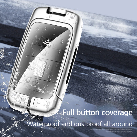 Rolls-Royce Aluminum Alloy Car Key Cover for Cullinan, Phantom, Ghost, Wraith, and Dawn