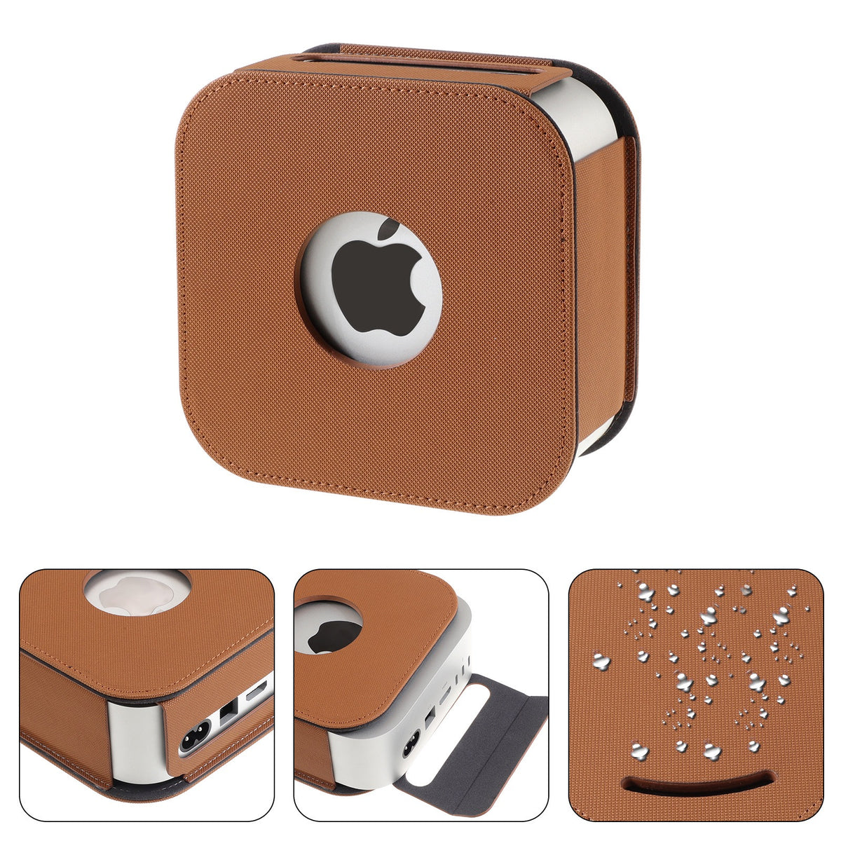 Apple Mac Mini M4 / M4 Pro 2024 Desktop Computer PU Leather Protective Case - i-Station Mobile Phone & Electronic Device Repair and Accessories