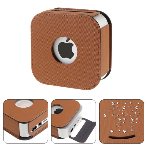 Apple Mac Mini M4/M4 Pro 2024 Desktop Computer Leather Protective Case