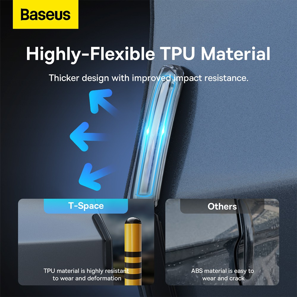 Baseus T-Space Bumper Guard Kit For Tesla Model 3/Y-Cluster Black (Pack of 6) - i-Station Mobile Phone & Electronic Device Repair and Accessories