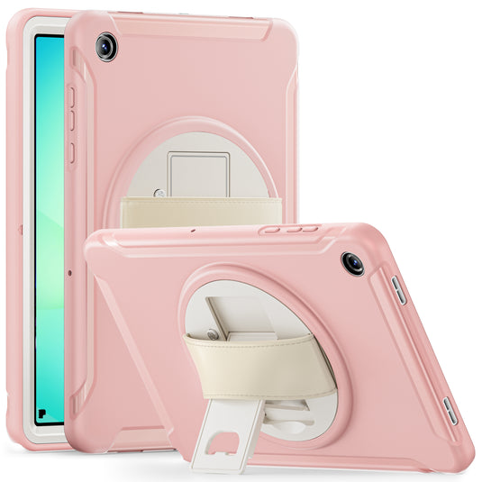 [Built-in Stand] Samsung Galaxy Tab A11 Plus (2025) 11" 360° Rotating Shockproof Rugged with Hand Strap Case