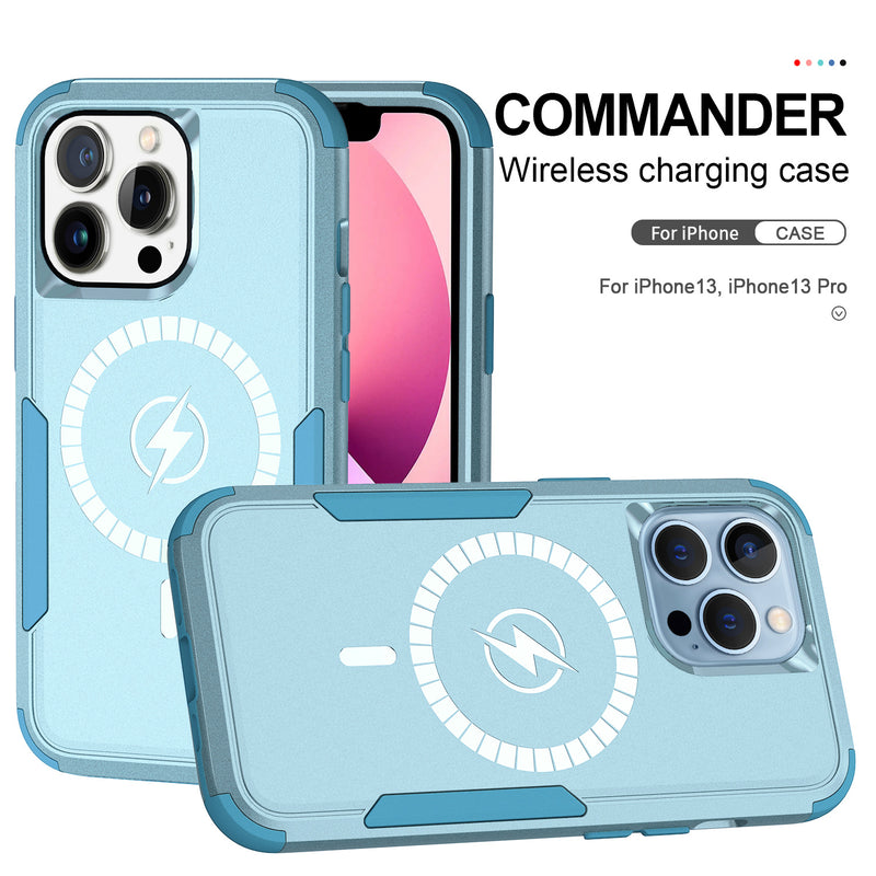 Load image into Gallery viewer, [Magsafe Compatible] Apple iPhone 13/Pro/Pro Max Minimally TPU Heavy Duty Series Case
