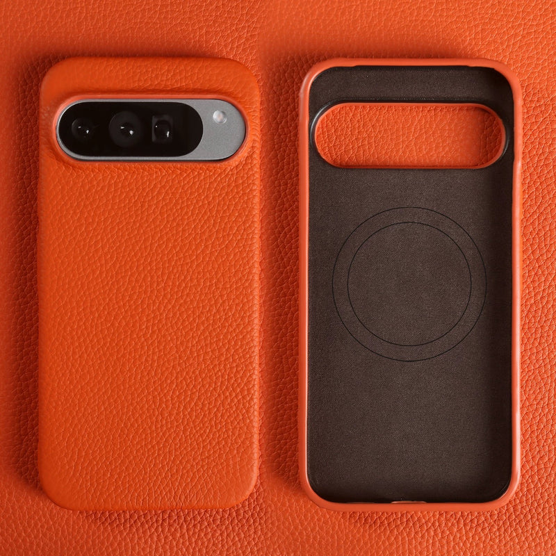 Load image into Gallery viewer, [Magsafe Compatible] Google Pixel 10 / Pro / XL - Premium Cowhide Drop Proof Genuine Leather Series Case
