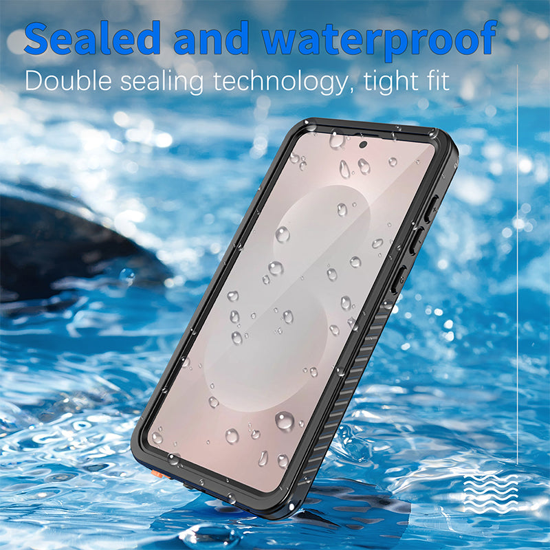 Load image into Gallery viewer, [FS Series] Samsung Galaxy S25 Edge - Redpepper Full Covered Waterproof Heavy Duty Tough Armor Case
