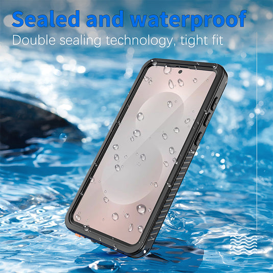 [FS Series] Samsung Galaxy S25 Edge - Redpepper Full Covered Waterproof Heavy Duty Tough Armor Case