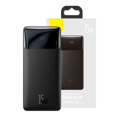 Baseus Bipow Digital Display Fast Charge Power Bank 30000mAh 15W PPBD050201 - i-Station Mobile Phone & Electronic Device Repair and Accessories