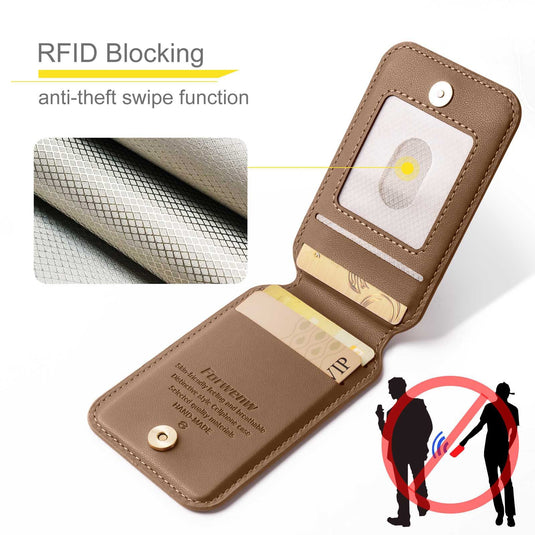 [2 in 1 Detachable][Magsafe Compatible] Apple iPhone 14/Plus/Pro/Pro Max Forwenw Leather Shockproof Card Holder Wallet Series Case