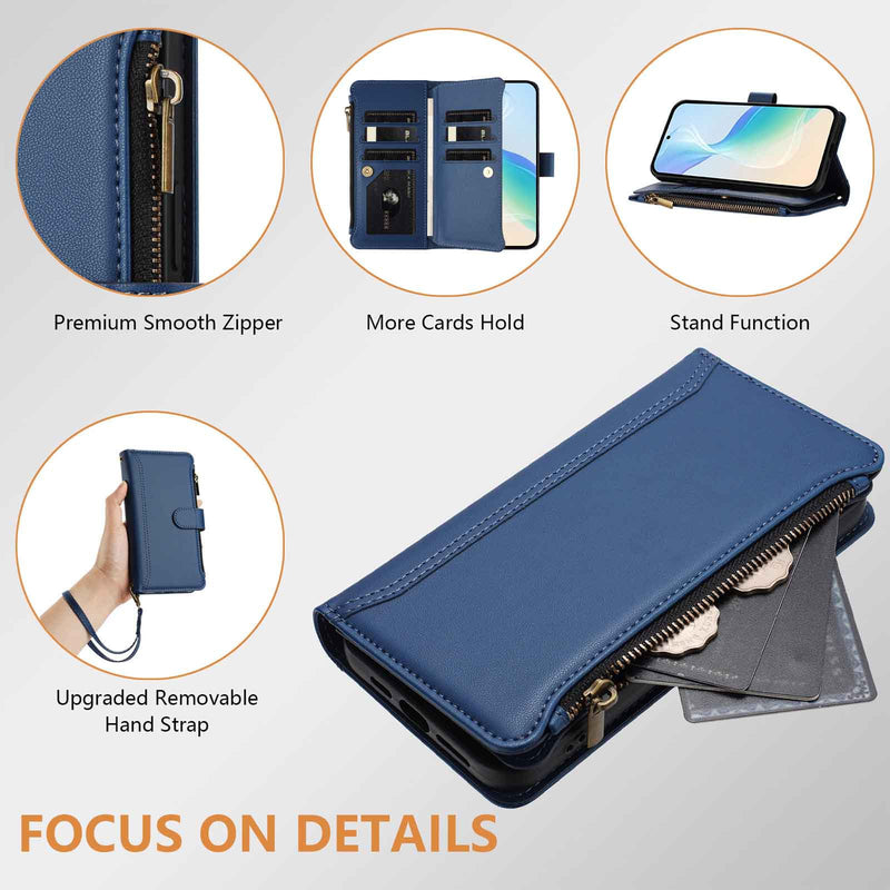 Load image into Gallery viewer, [With Hand Lanyard][With Card Slot] Nothing Phone (3a)/Pro - Premium Leather Shockproof Stylish Wallet Series Case - i-Station Mobile Phone &amp; Electronic Device Repair and Accessories
