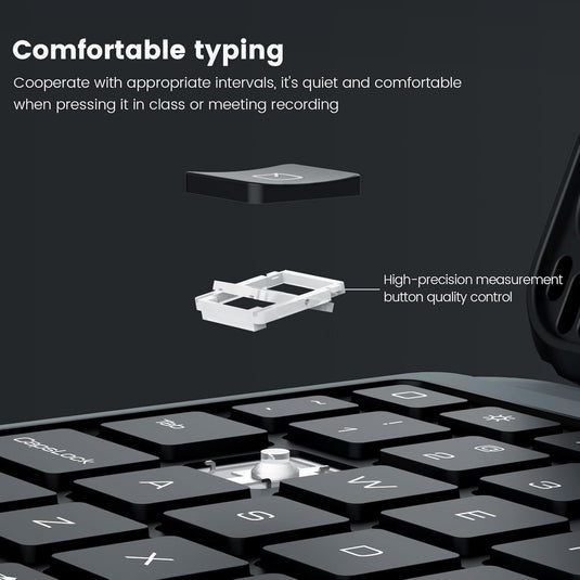 [Detachable][Built-in Slide Lens Cover] Apple iPad Pro 12.9-inch 3rd/4/5/6th Gen (2018/2020/2021/2022) Nillkin Magnetic Rugged Stand Keyboard Case With Backlit