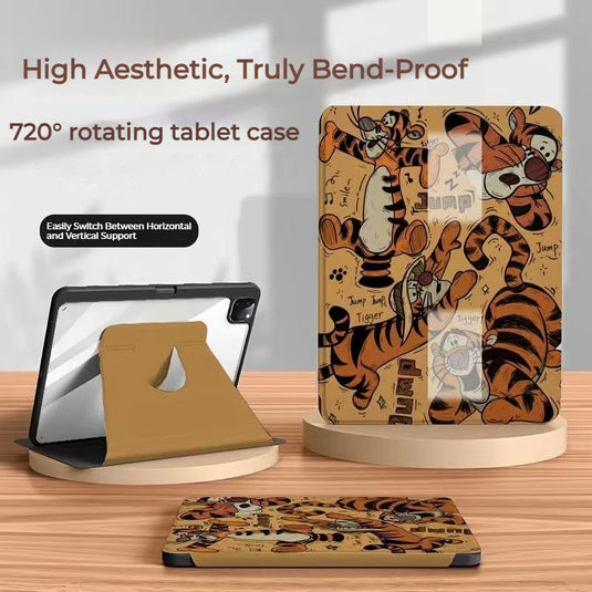 [With Card Slot] Samsung Galaxy Tab S7 & S8 11" - 720 Degree Full Protection Rotating Flip Case