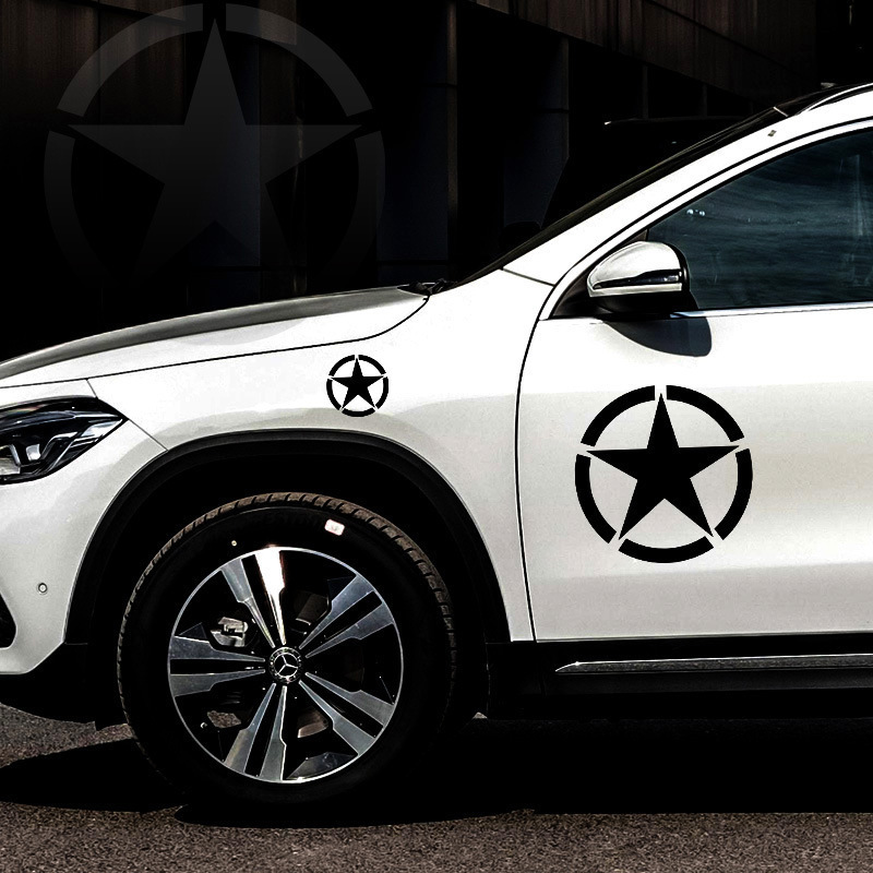 Load image into Gallery viewer, Personalized Universal Car Sticker – Adhesive Five-Pointed Star Reflective Decal for Scratch Protection (Pack of 3) - i-Station Mobile Phone &amp; Electronic Device Repair and Accessories
