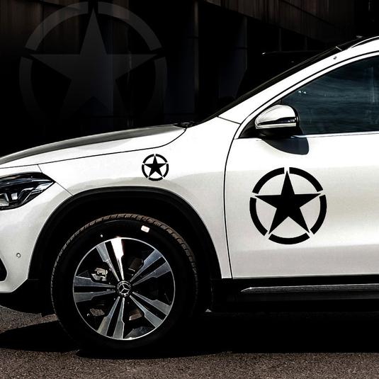Personalized Universal Car Sticker – Adhesive Five-Pointed Star Reflective Decal for Scratch Protection (Pack of 3) - i-Station Mobile Phone & Electronic Device Repair and Accessories
