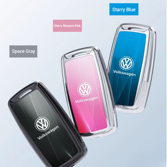 Volkswagen Zinc Alloy Car Key Fob Case Cover For Golf, ID.4, ID.6,  Lavida, Sagitar, Viloran, Magotan, Lamando L, Tiguan, Tharu, Tayron, Gran Lavida, Talagon