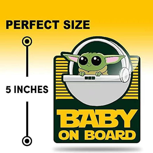 Universal Stylish Baby On Board Car Sticker Safety Sign For Reflective & Weatherproof Safety Sticker - i-Station Mobile Phone & Electronic Device Repair and Accessories