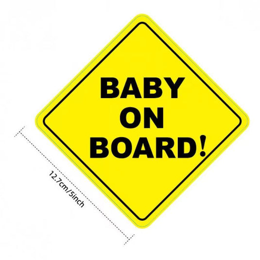 Universal Stylish Baby On Board Car Sticker Safety Sign For Reflective & Weatherproof Safety Sticker - i-Station Mobile Phone & Electronic Device Repair and Accessories
