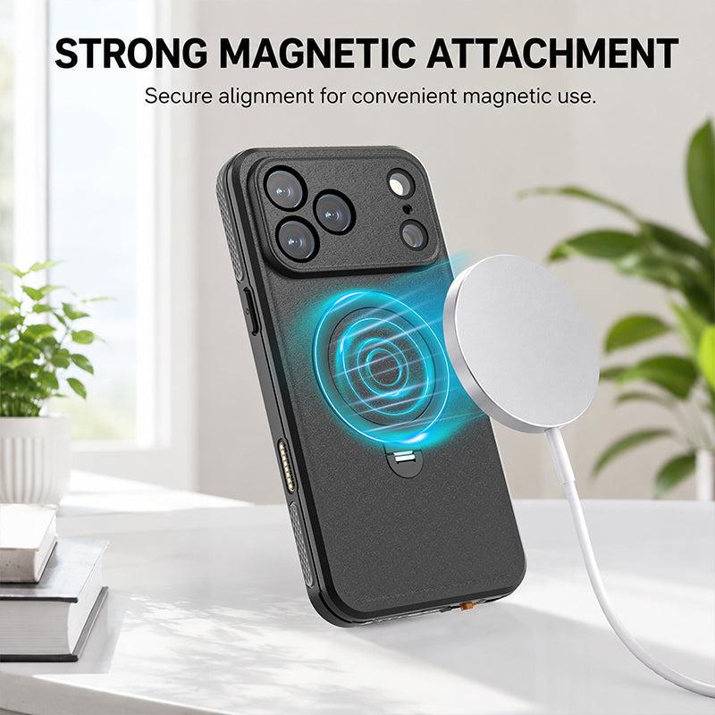 Load image into Gallery viewer, [Magsafe Compatible] Apple iPhone 17 / 18 Pro - Redpepper Waterproof Heavy Duty Tough Armor Case with Kickstand
