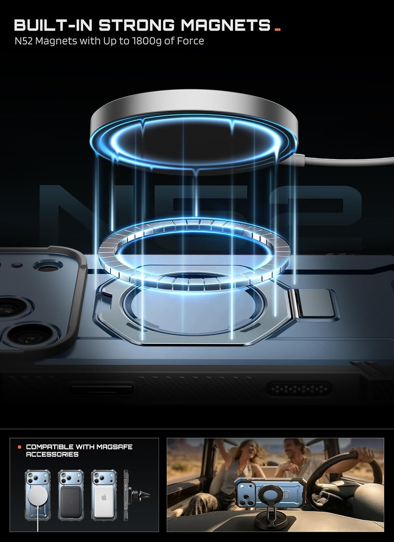 Load image into Gallery viewer, [Magsafe Compatible][Built-in Stand] Apple iPhone 18 Pro &amp; Pro Max SUPCASE Military-Grade Protection Rugged Heavy Duty Case
