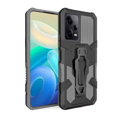 [Built-in Back Bracket] Xiaomi Mi Note 10/Pro/Lite Mechwarrior Full Coverage Shockproof Stand Series Case