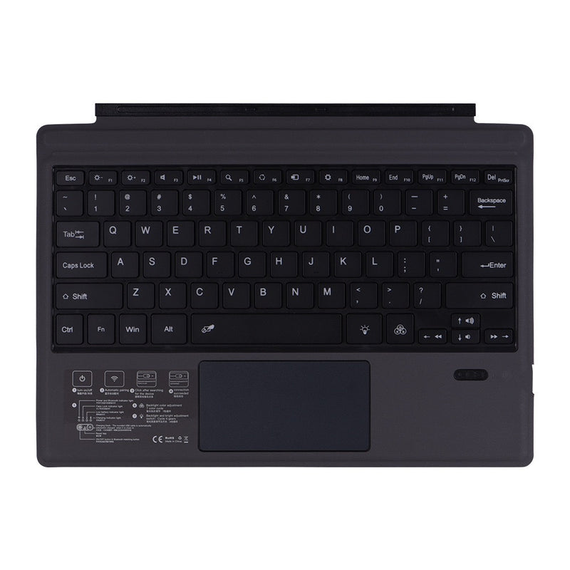 Load image into Gallery viewer, [With RGB Backlit] Microsoft Surface Pro 3/4/5/6/7/7 Plus - Ultra Thin Wireless Bluetooth Magnetic Touch Keyboard
