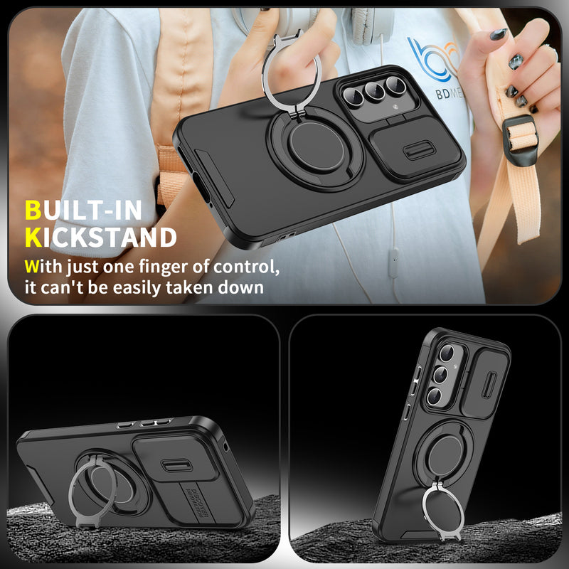 Load image into Gallery viewer, [Built-in Kickstand] Samsung Galaxy A17 (SM-A176) - Rugged Shockproof Heavy Duty Series Case
