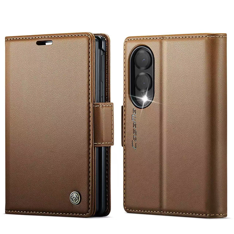 Load image into Gallery viewer, [With Card Slot] Samsung Galaxy Z Fold8 / Ultra - Premium Leather Shockproof Wallet Series Case
