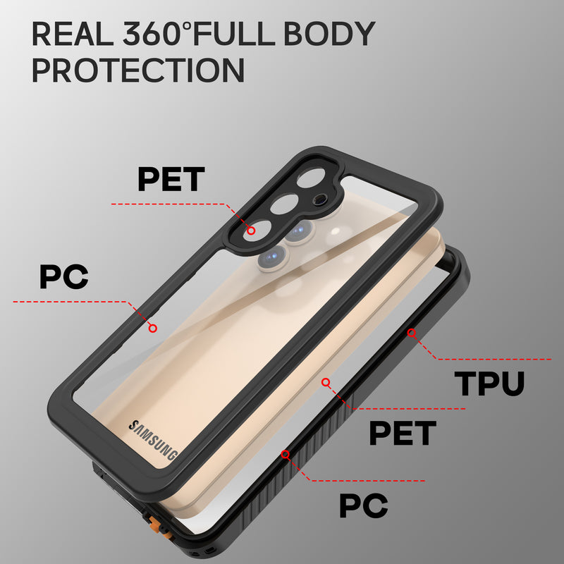 Load image into Gallery viewer, [FM Series] Samsung Galaxy S25 Plus - Redpepper Full Covered Waterproof Heavy Duty Tough Armor Case
