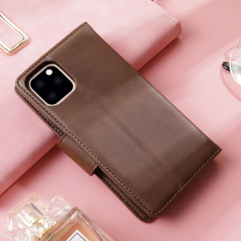 Load image into Gallery viewer, [2 in 1 Magnetic Detachable] Apple iPhone 16/16 Plus/16 Pro/16 Pro Max Hanman Miro Flip Wallet Leather Case
