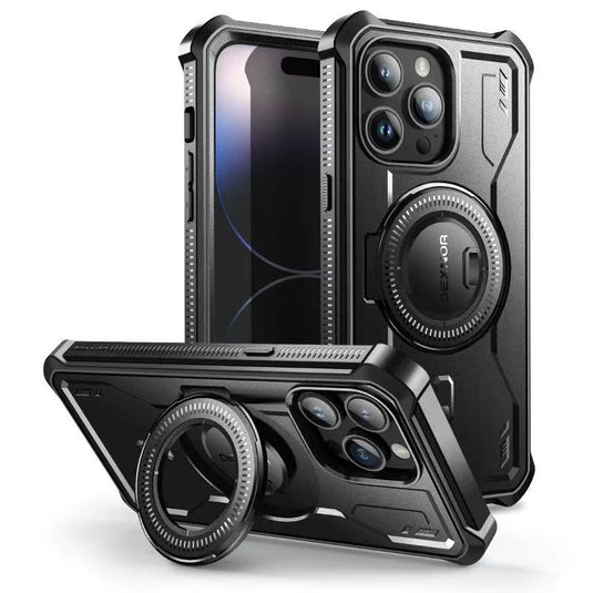 [Magsafe Compatible][Built-in Screen Protector] Apple iPhone 15/Plus/Pro/Max - Military-Grade Rugged Air Cushion Shockproof Case