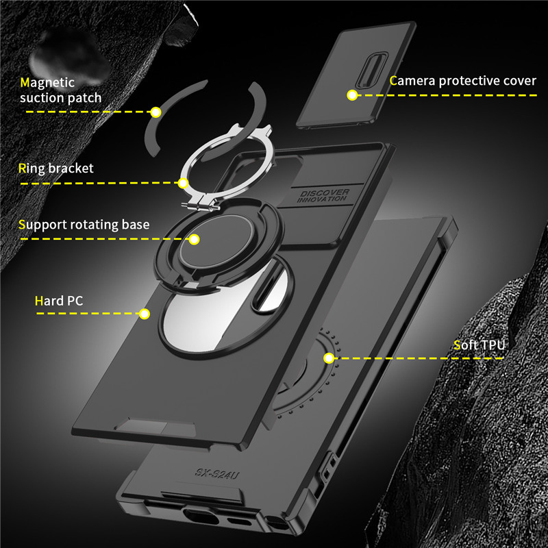 Load image into Gallery viewer, [Built-in Kickstand] Samsung Galaxy S25 FE (SM-S731) - Rugged Shockproof Heavy Duty Series Case

