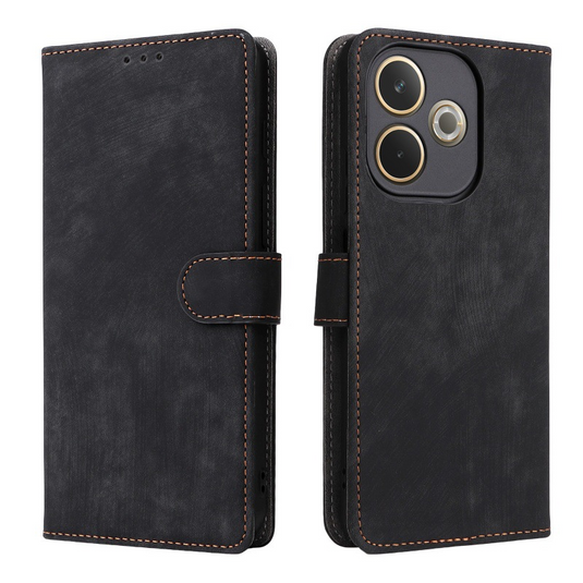 [With Card Slot] OPPO A5 Pro 5G - Multi Functional Buckle Flap Wallet Series Case With Lanyard
