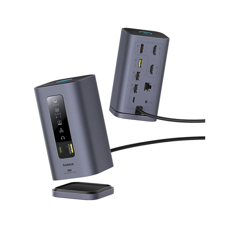 Load image into Gallery viewer, Baseus Spacemate Series 11-in-1 (MAC) Docking Station-Space Grey

