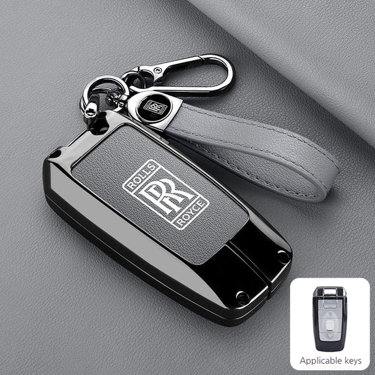 Rolls-Royce Aluminum Alloy Shockproof Car Key Case Cover for Cullinan, Phantom, Ghost, Wraith, and Dawn (Copy)