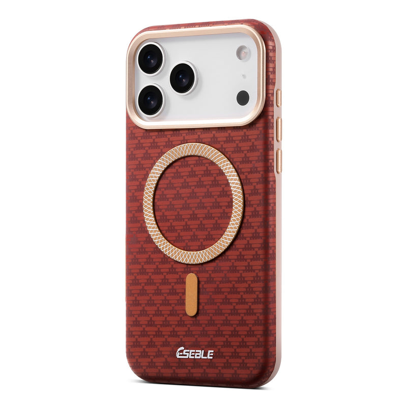 Load image into Gallery viewer, [Magsafe Compatible] Apple iPhone 17/Air/Pro/Pro Max Business Full-Cover PU Leather Phone Case
