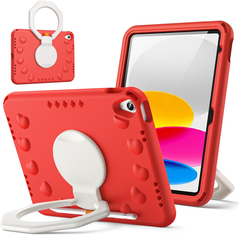 Load image into Gallery viewer, [With Pen Slot][Built-in Stand] Apple iPad 10/11&#39;&#39; 10/11th Gen (2022/2025) EVA Silicone Kids Shockproof Case
