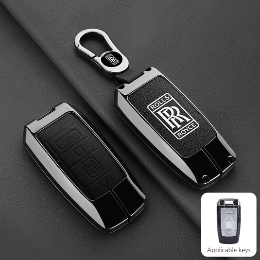 Rolls-Royce Aluminum Alloy Shockproof Car Key Case Cover for Cullinan, Phantom, Ghost, Wraith, and Dawn (Copy)