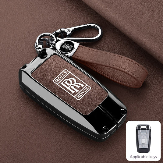 Rolls-Royce Aluminum Alloy Shockproof Car Key Case Cover for Cullinan, Phantom, Ghost, Wraith, and Dawn (Copy)