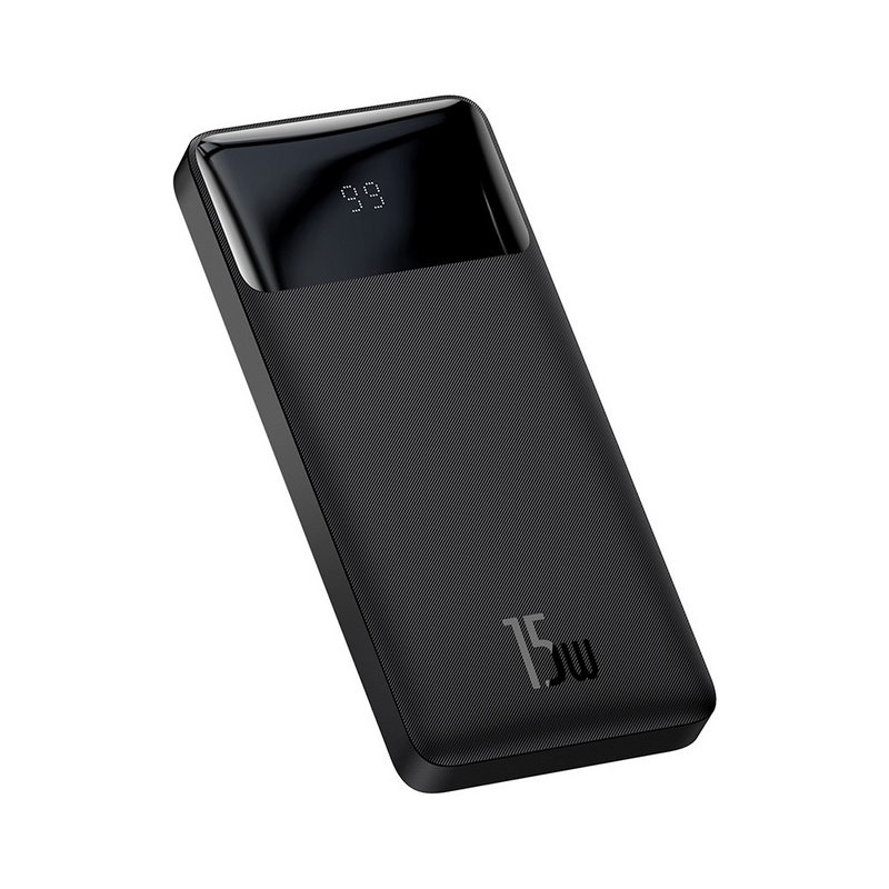 Load image into Gallery viewer, Baseus Bipow Digital Display Power Bank 10000mAh 15W (Overseas Edition) PPBD050001-Black
